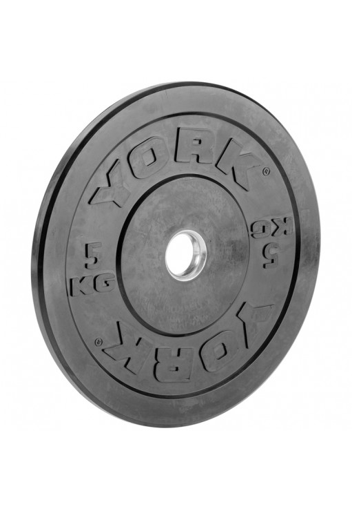 Disc 5 kg YORK Solid Rubber Bumper Plate