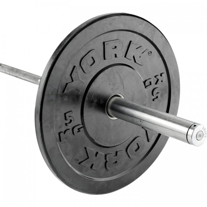 Disc 5 kg YORK Solid Rubber Bumper Plate 28082 - 3