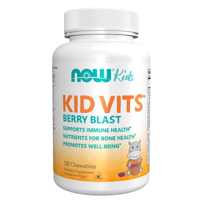 Витамины Now Foods KID VITS(TM) - BERRY BLAST  120 TABS 3882 - изображение №2