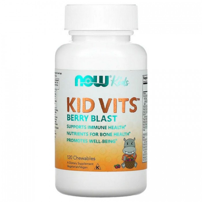 Витамины Now Foods KID VITS(TM) - BERRY BLAST  120 TABS NF3882