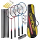 Набор для бадминтона с воланом чехлом и сеткой Dunlop Tournament 4-player set 13016383
