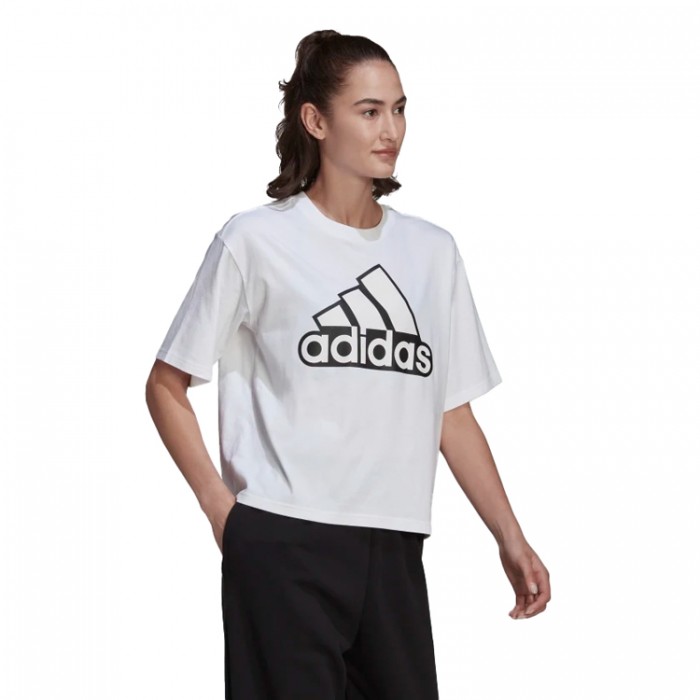 Футболка Adidas W BLUV Q1 CRO T HC9183 - изображение №2