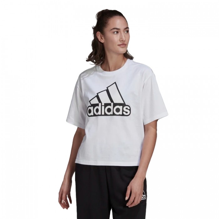 Футболка Adidas W BLUV Q1 CRO T HC9183 - изображение №3