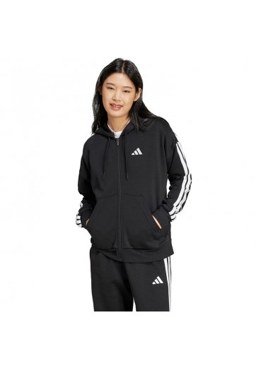 Толстовка Adidas ESSENTIALS 3-STRIPES FULL-ZIP FLEECE HOODIE