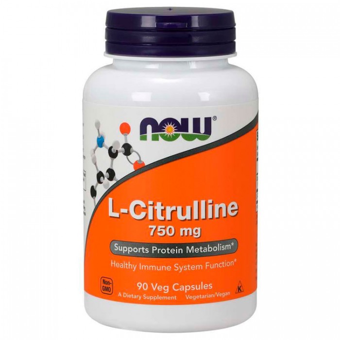 Цитрулин Now Foods CITRULLINE  750MG   90 VCAPS NS83