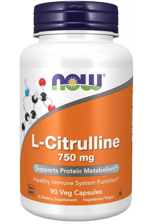 Цитрулин Now Foods CITRULLINE  750MG   90 VCAPS