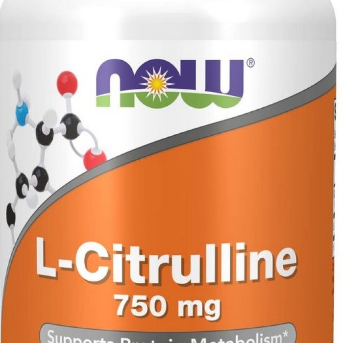 Цитрулин Now Foods CITRULLINE  750MG   90 VCAPS NS83 - изображение №3