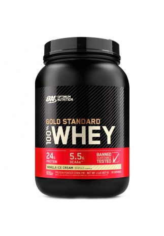 Proteine din zer Optimum Nutrition Gold Standard 100% WHEY Vanilla Ice Cream 2lb