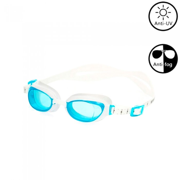 Очки для плавания Speedo AQUAPURE GOG AF WHITE/BLUE 497346