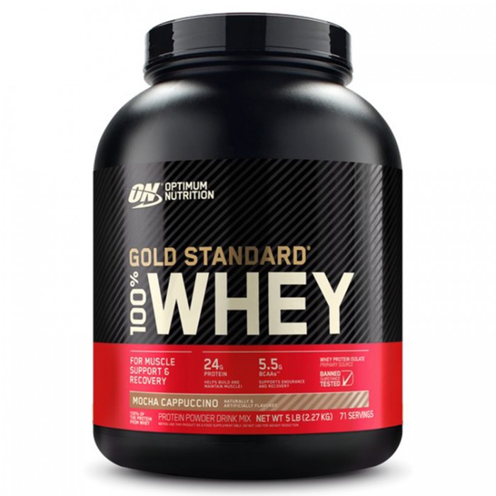 Сывороточный протеин Optimum Nutrition ON 100% WHEY GOLD MOCHA CAPPUCCINO 5LB 1031685 - 3