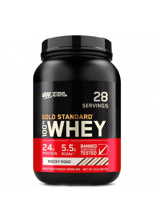 Proteine din zer Optimum Nutrition Gold Standard 100% WHEY Rocky Road 2lb