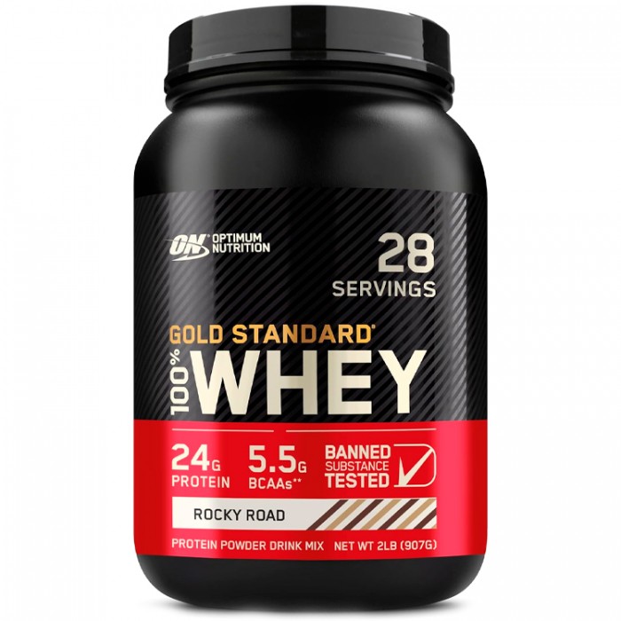 Сывороточный протеин Optimum Nutrition Gold Standard 100% WHEY Rocky Road 2lb 1111985