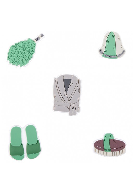 Jibbitz COQUI Amuletz Set 085 Relax, Renew, Refresh (5)