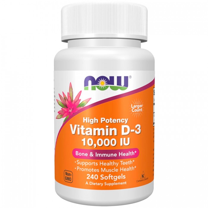 Витамины Now Foods Vitamin D-3 10,000 IU NF0385