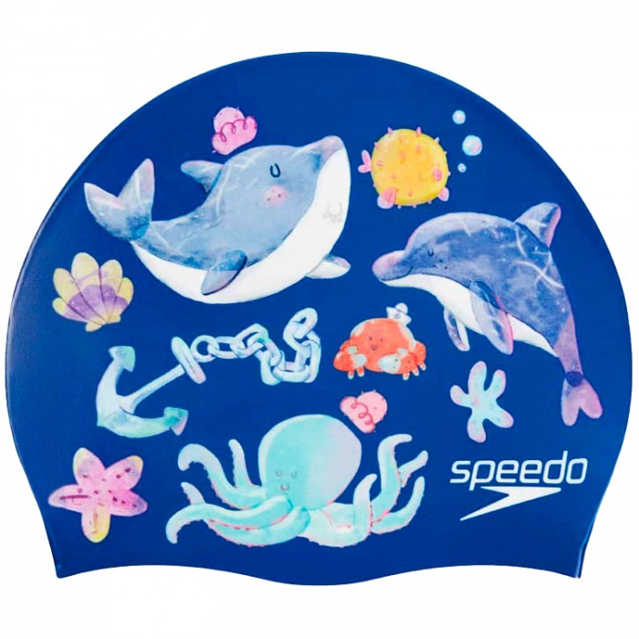 Шапочка для плавания Speedo DIGITAL PRINTED CAP JU 8-1352517686 - изображение №2