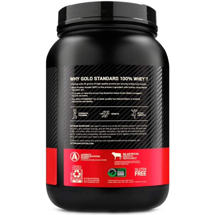 Сывороточный протеин Optimum Nutrition Gold Standard 100% WHEY Banana Cream 2lb 1111987 - 3