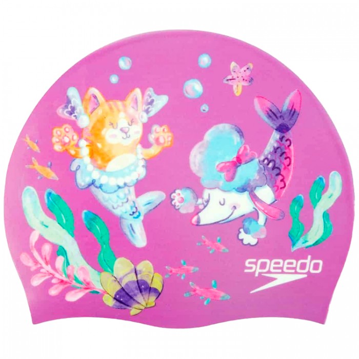 Шапочка для плавания Speedo DIGITAL PRINTED CAP JU 8-1352517687 - изображение №3