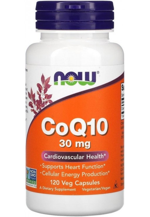Витамины Now Foods CoQ10 30mg  120 VCAPS