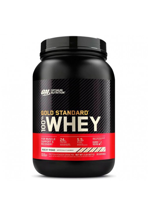 Сывороточный протеин Optimum Nutrition ON 100% WHEY GOLD ROCKY ROAD 2LB