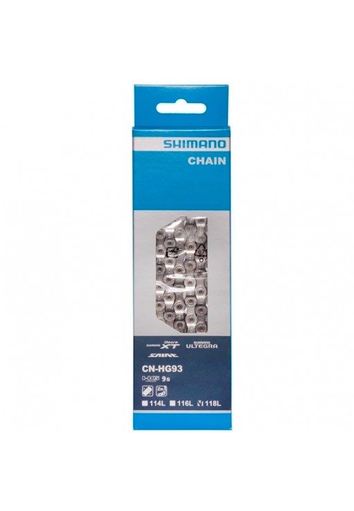 Цепь SHIMANO CN-HG93, 118 ZALE, 9 VIT