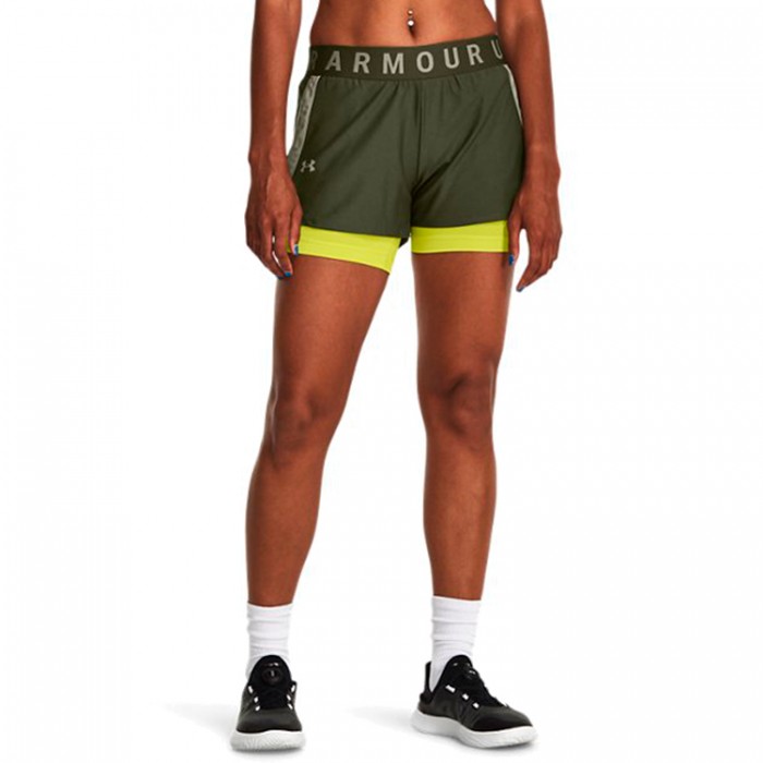 Sorti Under Armour Play Up 2-in-1 Shorts 1351981-390 - imagine №3