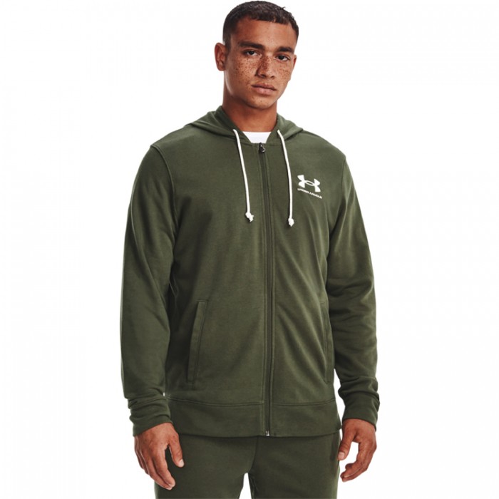 Толстовка Under Armour UA M RIVAL TERRY LC FZ 1370409-390 - изображение №2