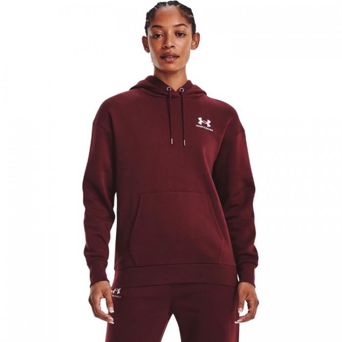 Толстовка Under Armour Essential Fleece Hoodie 1373033-690 - изображение №4