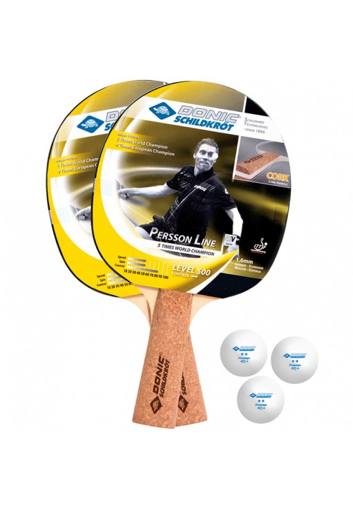 Набор для настольного тенниса Donic Persson 500 Cork Set