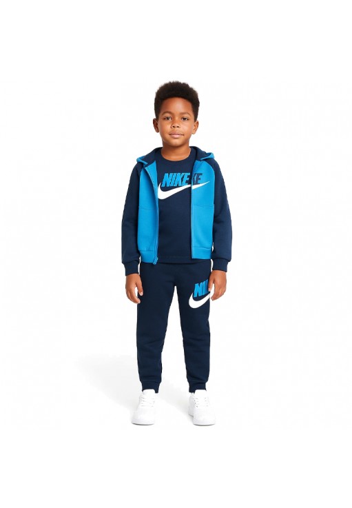 Costum Sportiv + tricou Nike NKN COLOR BLOCKED HBR JOGGER S