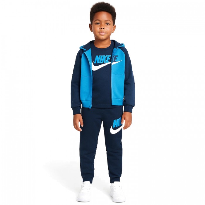 Costum Sportiv + tricou Nike NKN COLOR BLOCKED HBR JOGGER S