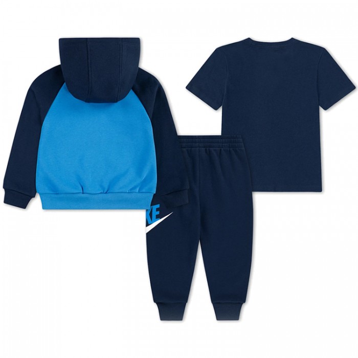 Costum Sportiv + tricou Nike NKN COLOR BLOCKED HBR JOGGER S - 3