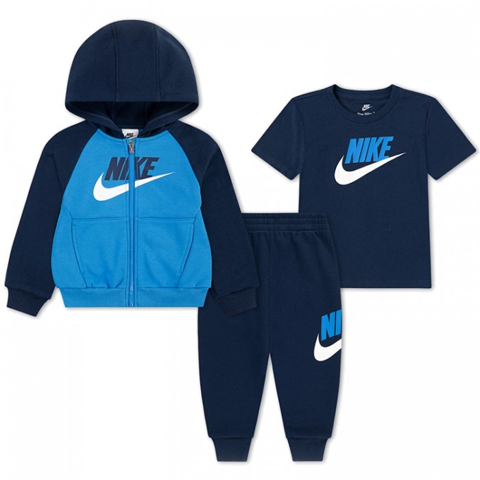 Costum Sportiv + tricou Nike NKN COLOR BLOCKED HBR JOGGER S - 4