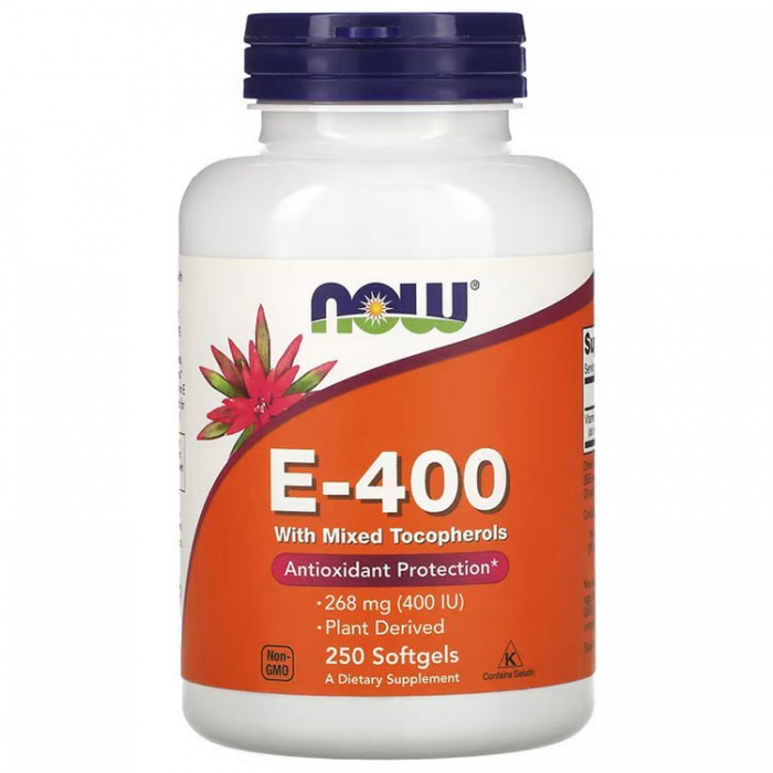 Витамины Now Foods E-400 MIXED TOC  50 SGELS 890