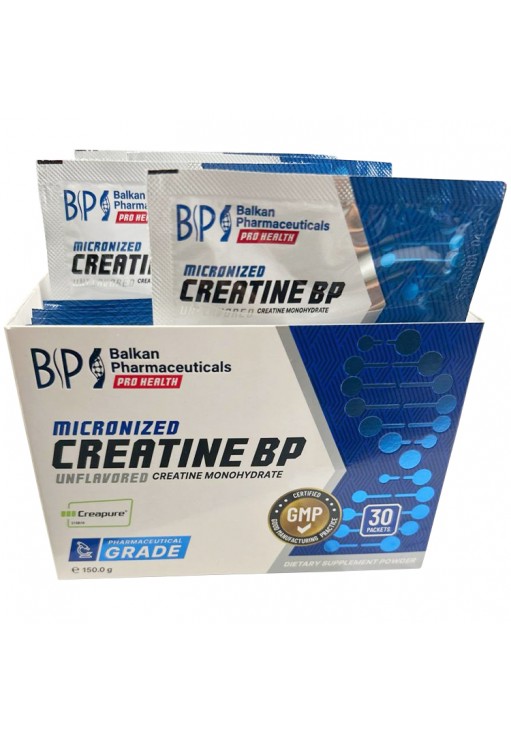 Креатин Balkan Pharmaceuticals CREATINE BP UNFLAVORED powder N30 5 gr sachets