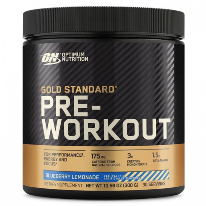 Предтренировочный комплекс Optimum Nutrition ON GS PRE-WORKOUT BLUEBRY LEMONADE 300G 1099591 - 3
