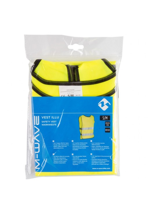 Vesta reflectorizanta M-WAVE Vest Illu safety vest
