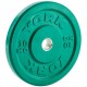 Disc 10 kg YORK Solid Rubber Bumper Plate 28091