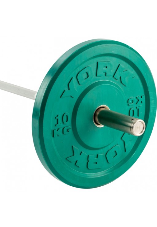 Диск 10 кг YORK Solid Rubber Bumper Plate