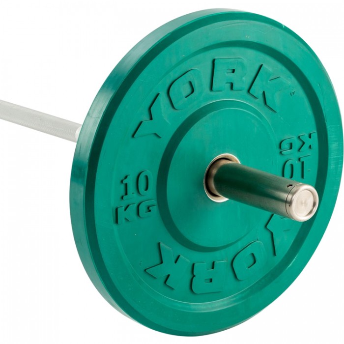 Disc 10 kg YORK Solid Rubber Bumper Plate 28091 - 2