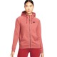 Толстовка Nike W NSW ESSNTL FLC FZ HOODIE DX2317-691