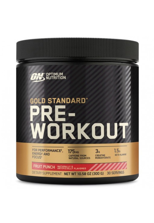 Предтренировочный комплекс Optimum Nutrition ON GS PRE-WORKOUT FRUIT PUNCH 300G