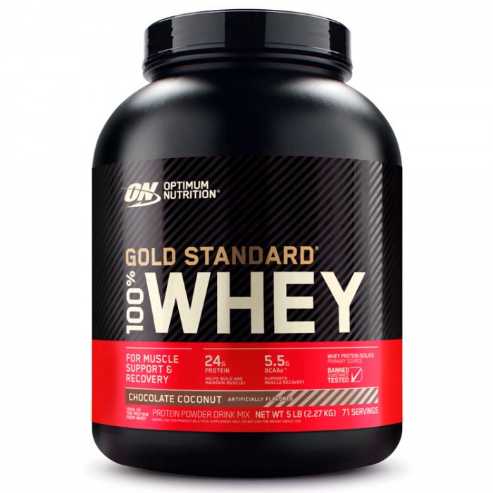 Сывороточный протеин Optimum Nutrition ON 100% WHEY GOLD CHOC COCONUT 5LB 1031693