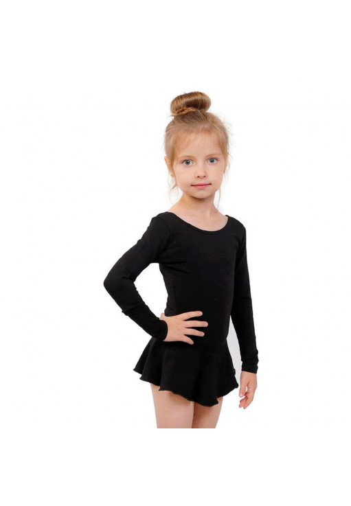 Costum p/u gimnastica cu fusta si maneca lunga Grace Dance Gymnastics suit