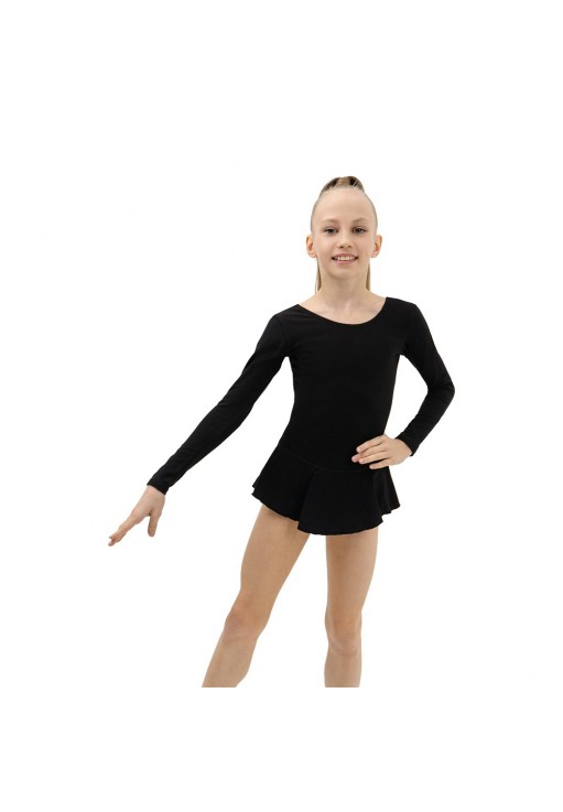 Гимнастический костюм с длинным рукавом и юбкой Grace Dance Gymnastics suit
