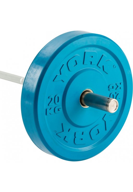 Диск 20 кг YORK Solid Rubber Bumper Plate