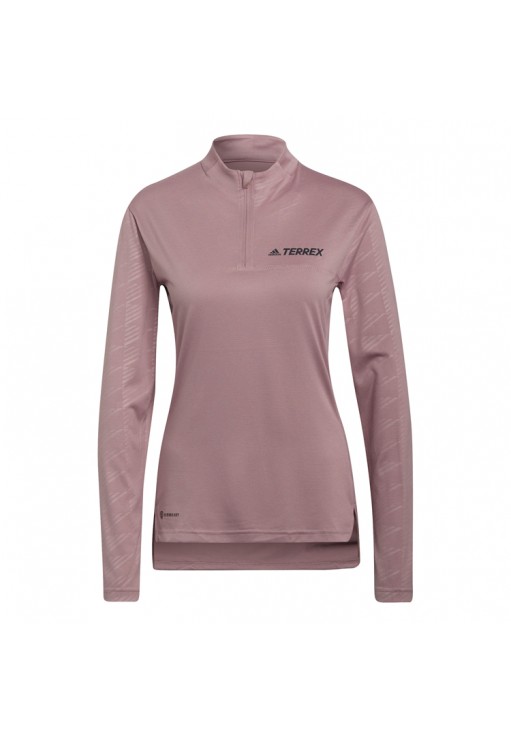 Tricou Adidas W MT Half Zi LS