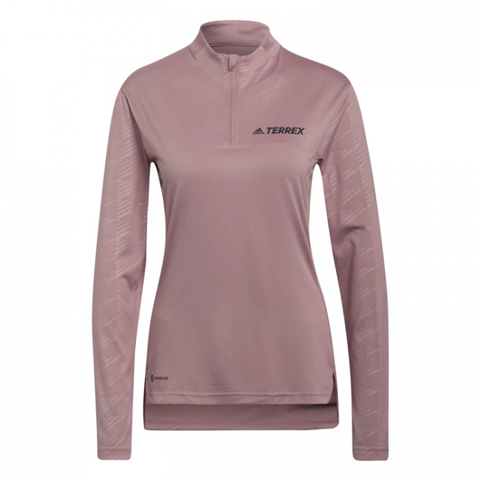 Футболка Adidas W MT Half Zi LS H53393
