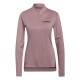 Футболка Adidas W MT Half Zi LS H53393