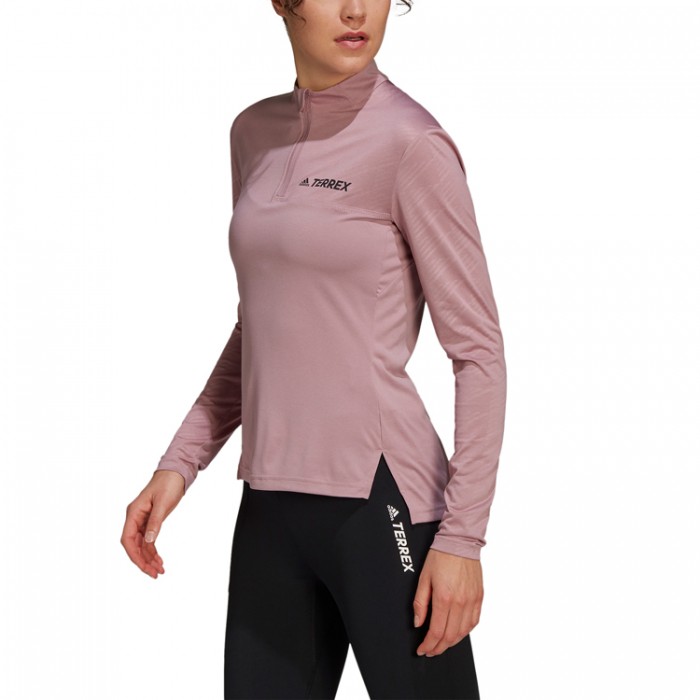 Футболка Adidas W MT Half Zi LS H53393 - 3