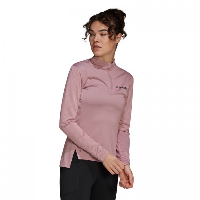 Футболка Adidas W MT Half Zi LS H53393 - 5